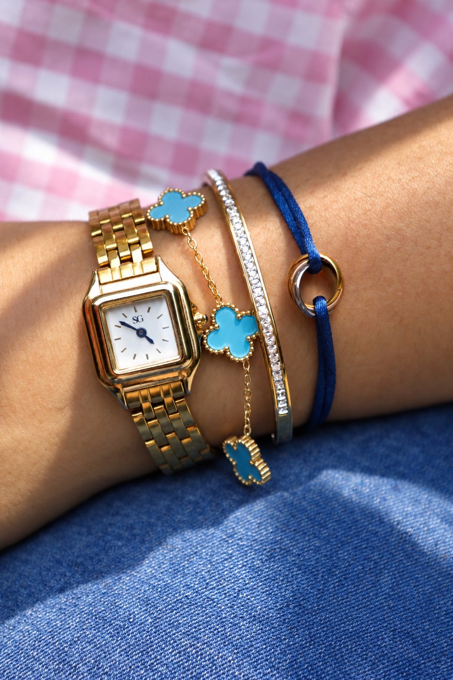 Set Ocean Glow con reloj Margot Set Ocean Glow con reloj Margot · KURA