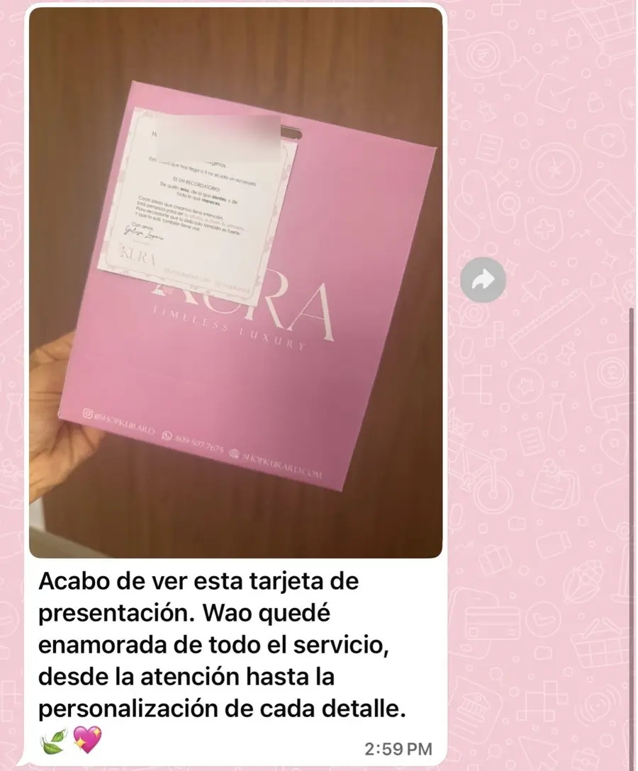 Foto de clienta KURA